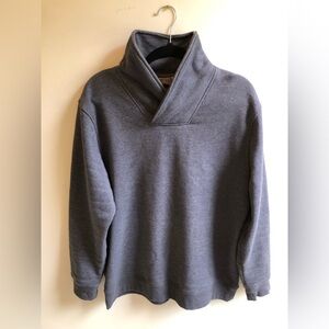 Great Northwest Clothing Company Men's Medium Grey Dress Sweatshirt With Collar